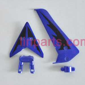LinParts.com - SYMA S107 S107C S107G Spare Parts: tail decoration Blue