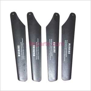 LinParts.com - UDI RC U13 U13A Spare Parts: Main blades (Black)