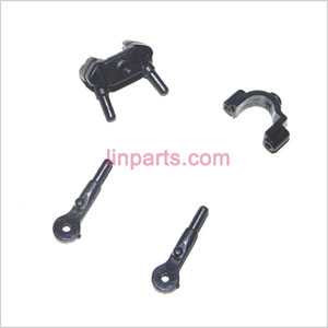 LinParts.com - UDI RC U13 U13A Spare Parts: Fixed set of the tail support bar and decorative set