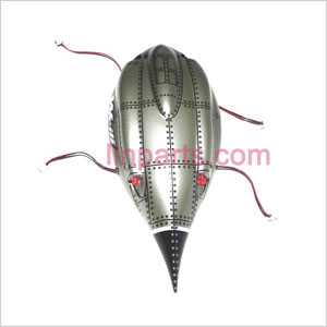 LinParts.com - WLtoys WL V222 Spare Parts: Head cover\Canopy and 4LED lamp