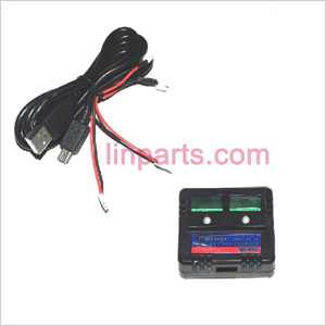 LinParts.com - WLtoys WL V922 Spare Parts: USB charger + charger box + conversion wire