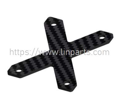 LinParts.com - ALZRC Devil 380 FAST RC Helicopter Spare Parts: Carbon fiber spindle holder connecting plate 1.5mm DX380-14 - Click Image to Close