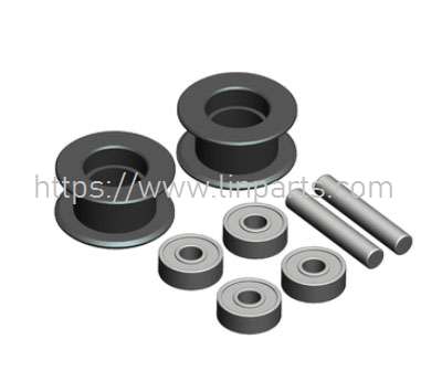 LinParts.com - ALZRC Devil 380 FAST RC Helicopter Spare Parts: Plastic Tail Belt Pinch Pulley - Front DX380-22S