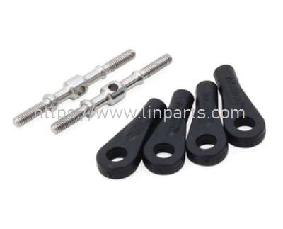 LinParts.com - ALZRC Devil 505 FAST RC Helicopter Spare Parts: Main rotor positive and negative tooth tie rod set D505F10