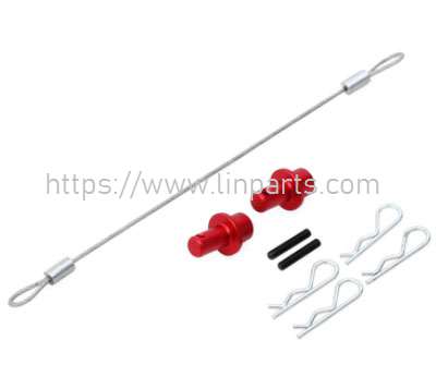 LinParts.com - ALZRC Devil 505 FAST RC Helicopter Spare Parts: Nose cover fixing post D505F45 (SAB500S)