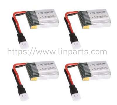 LinParts.com - ATTOP A11 RC Quadcopter Spare Parts: 3.7V 220mAh Battery 4pcs