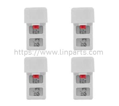 LinParts.com - Attop toys W10 RC Drone Spare Parts: 3.7V 450mAh Li-po Battery 4pcs