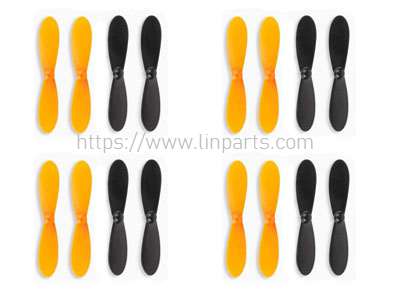 LinParts.com - Attop X PACK 2 RC Mini RC Quadcopter Spare Parts: Main blades set[Red]4set