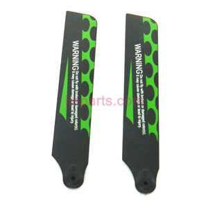 LinParts.com - YD-117 Helicopter Spare Parts: Main blades(Green)