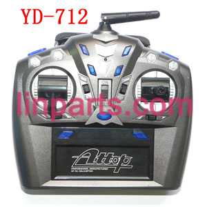 LinParts.com - Attop toys YD Quadcopter Avatar Aircraft YD-712 YD-712C Spare Parts: Remote ControlTransmitter(712)