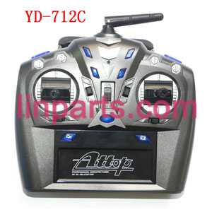 LinParts.com - Attop toys YD Quadcopter Avatar Aircraft YD-712 YD-712C Spare Parts: Remote ControlTransmitter(712C)