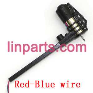 LinParts.com - Attop toys YD Quadcopter YD-716 Spare Parts: side bar set(Black motor deck)Red-Blue wire