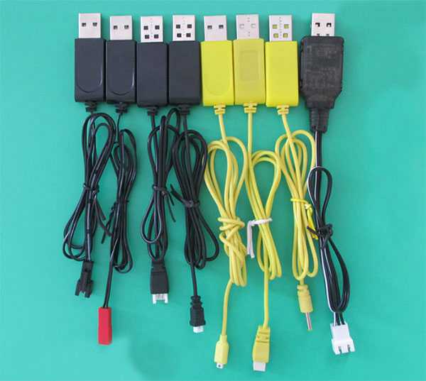 LinParts.com - Universal remote control helicopter USB Charge line[3.7V、7.4V]