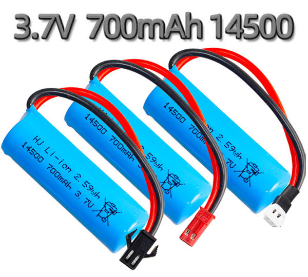 LinParts.com - 14500 3.7V 700mAh High magnification cylindrical lithium battery