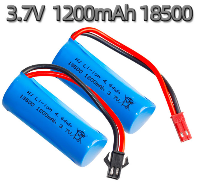 LinParts.com - 18500 3.7V 1200mAh High magnification cylindrical lithium battery