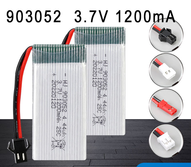 LinParts.com - 903052 3.7V 1200mAh High magnification polymer lithium battery
