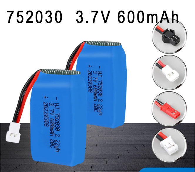 LinParts.com - 752030 3.7V 600mAh High magnification polymer lithium battery