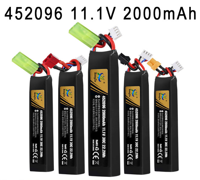 LinParts.com - 452096 11.1V 2000mAh High magnification polymer lithium battery