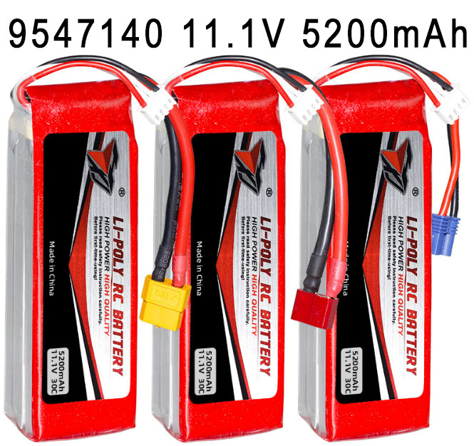 LinParts.com - 9547140 11.1V 5200mAh High magnification polymer lithium battery