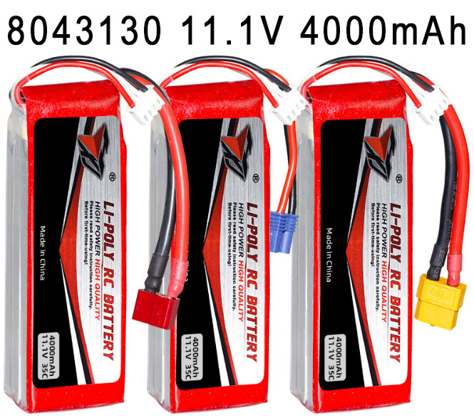 LinParts.com - 8043130 11.1V 4000mAh High magnification polymer lithium battery