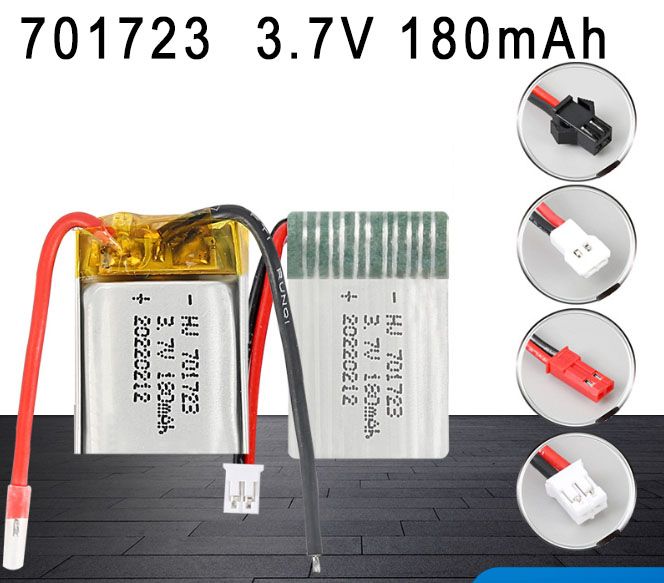 LinParts.com - 701723 3.7V 180mAh High magnification polymer lithium battery