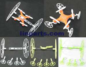 LinParts.com - Cheerson CX-10DS Mini RC Quadcopter Spare Parts: Protection frame (Upgraded deformation protective frame)
