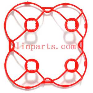 LinParts.com - Cheerson CX-10 Mini 2.4G Spare Parts: protection frame(Red)