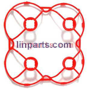 LinParts.com - Cheerson CX-10A Headless Mode 2.4G RC Quadcopter Spare Parts: protection frame(Red)