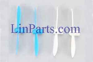 LinParts.com - Cheerson CX-17 Cricket RC Quadcopter Spare Parts: Main blades set[White+Blue]