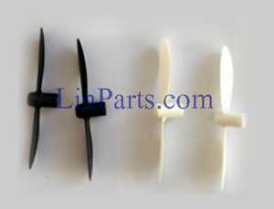 LinParts.com - Cheerson CX-17 Cricket RC Quadcopter Spare Parts: Main blades set[White+Black]
