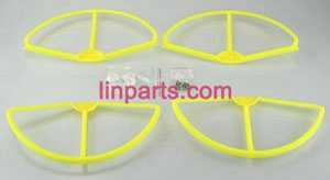 LinParts.com - Cheerson CX-22 Follow Me 4CH 6-Axis Dual GPS Quadcopter Spare Parts: protection set【Yellow】