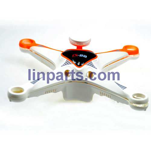 LinParts.com - Cheerson CX-22 Follow Me 4CH 6-Axis Dual GPS Quadcopter Spare Parts: body shell cover set(Orange)