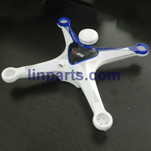 LinParts.com - Cheerson CX-22 Follow Me 4CH 6-Axis Dual GPS Quadcopter Spare Parts: body shell cover set(Blue)