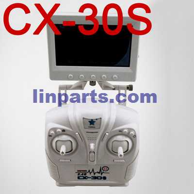 LinParts.com - Cheerson CX-30 CX-30C CX-30W CX-30W-TW CX-30S RC Quadcopter Spare Parts: Remote Control/Transmitte + FPV monitor image transmission device[CX-30S]