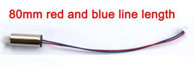 LinParts.com - Cheerson CX-36 CX36A CX36B CX36C RC Quadcopter Spare Parts: Clockwise motor 80mm red and blue line length