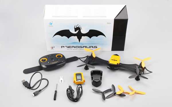 LinParts.com - Cheerson CX-70 CX70 BAT DRONE WiFi FPV With Wearable Wrist Watch Altitude Hold RC Quadcopter