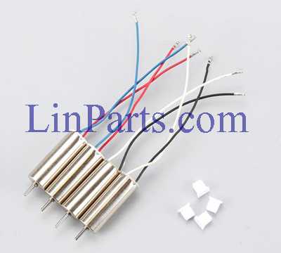 LinParts.com - Cheerson CX-95 W RC Quadcopter Spare Parts: Main Motor set[1pas Main motor (Red/Blue wire) + 1pcsMain motor (Black/White wire) + +Terminals 2pcs