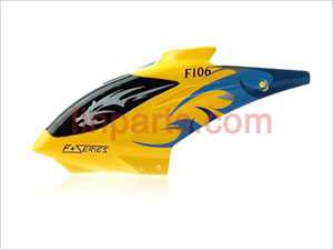 LinParts.com - DFD F106 Spare Parts: Head cover\Canopy(yellow)