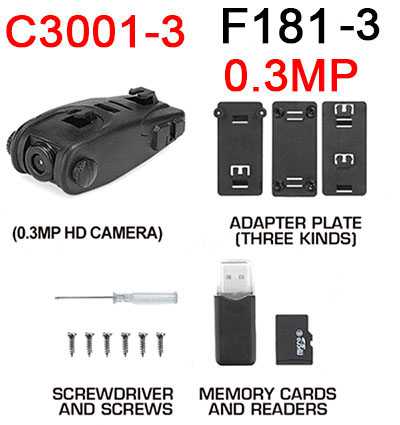 LinParts.com - DFD F181 F181W F181D RC Quadcopter Spare Parts: Camera set (0.3MP)