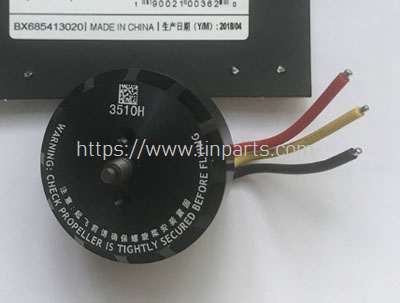 LinParts.com - DJI Inspire 1 RC Drone spare parts: 3510H motor (CW M2 M4) Black head