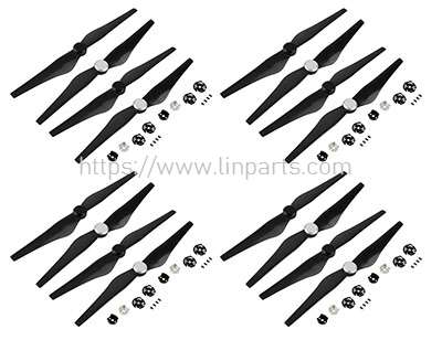 LinParts.com - DJI Inspire 1 RC Drone spare parts: Carbon fiber 1345S propeller reinforced quick release propeller 4set