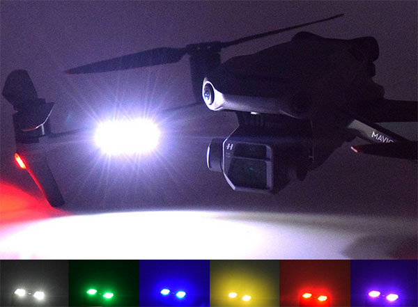 LinParts.com - DJI Mavic Pro Drone spare parts: 6 colors Night flight lights strobe lights