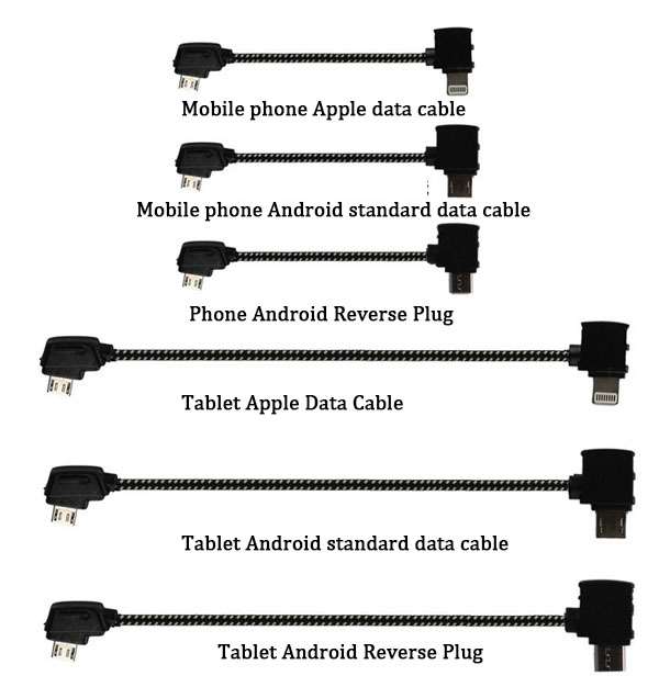 LinParts.com - DJI Mavic Pro Drone spare parts: Remote control tablet phone connection line data transfer line