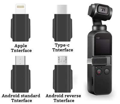 LinParts.com - DJI Osmo Pocket 1 spare parts: Universal mobile phone interface TYPEC/Android/Apple