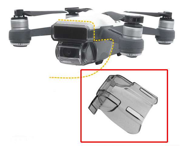 LinParts.com - DJI Spark Drone spare parts: Camera protective cover