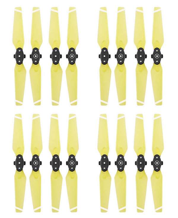 LinParts.com - DJI Spark Drone spare parts: Propeller 4730F quick release color propeller transparent 4set Yellow