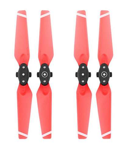 LinParts.com - DJI Spark Drone spare parts: Propeller 4730F quick release color propeller transparent 1set Red