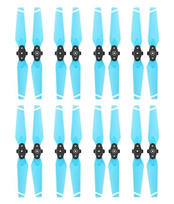 LinParts.com - DJI Spark Drone spare parts: Propeller 4730F quick release color propeller transparent 4set Blue