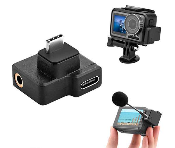 LinParts.com - DJI Osmo Action spare parts: Microphone audio adapter