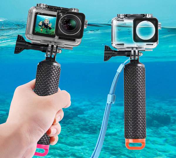 LinParts.com - DJI Osmo Action spare parts: Waterproof case square lens + buoyancy bar 